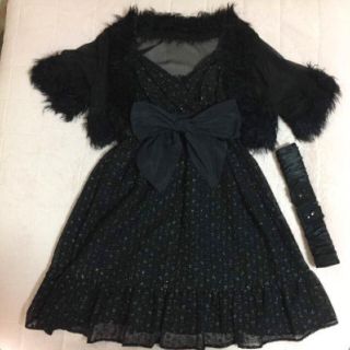 グレースコンチネンタル(GRACE CONTINENTAL)の美品♡GRACE CONTINENTAL  ボレロ＋ベルト付き刺繍ワンピース♡(ミニドレス)