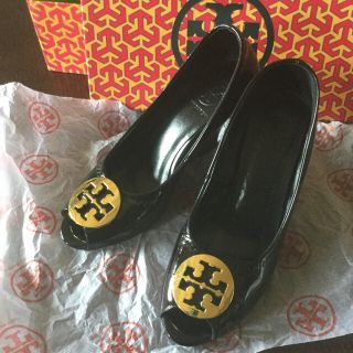 トリーバーチ(Tory Burch)の❤️トリーバーチ オープントゥウェッジソール❤️(ハイヒール/パンプス)