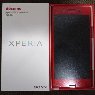 ソニー(SONY)の新品 docomo Xperia XZ Premium Rosso(スマートフォン本体)