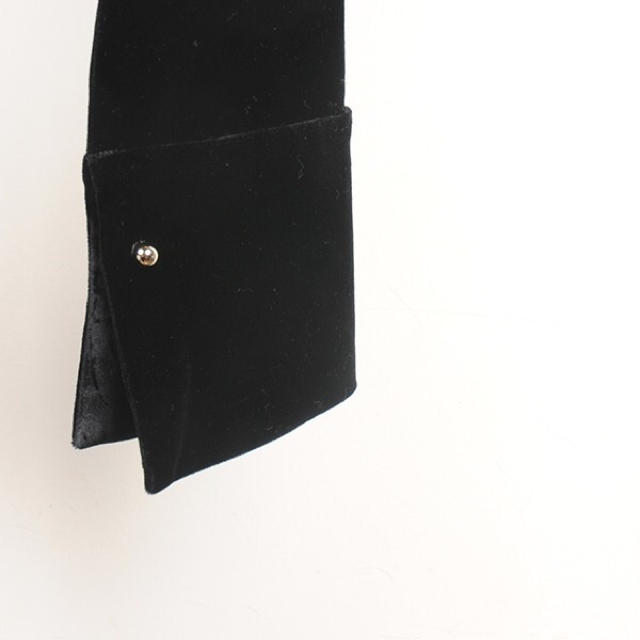 hulis ヒュリス  ベロアジャンプスーツ BLACK 美品 レディースのパンツ(オールインワン)の商品写真