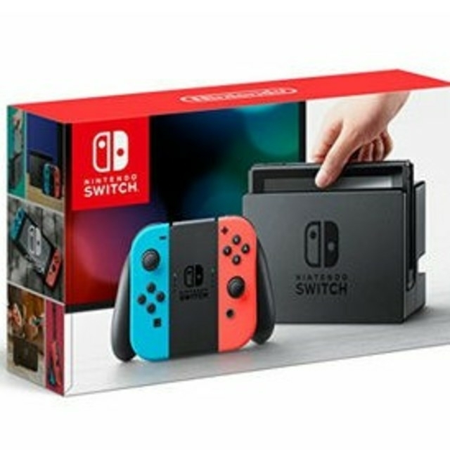 新品任天堂スイッチ本体switch未開封直近５月末購入品ネオンカラー