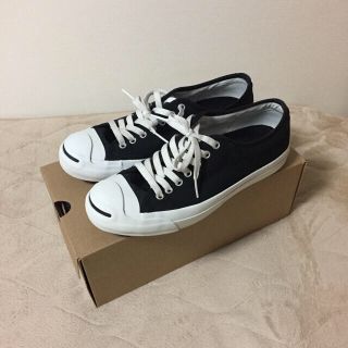 コンバース(CONVERSE)のconverse コンバース JACK PURCELL ジャックパーセル 黒(スニーカー)