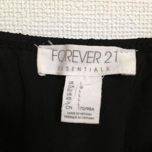 FOREVER 21(フォーエバートゥエンティーワン)のFOREVER21の黒キャミ♡ レディースのトップス(キャミソール)の商品写真