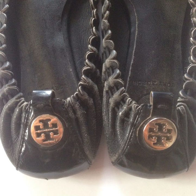 Tory Burch(トリーバーチ)のトリーバーチ バレエフラットシューズ 黒 レディースの靴/シューズ(その他)の商品写真
