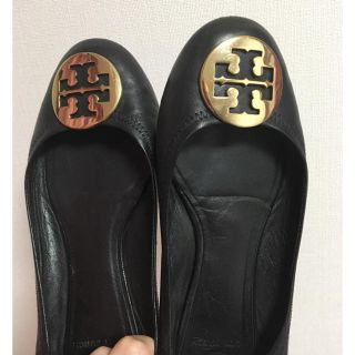 トリーバーチ(Tory Burch)の超美品☆トリーバーチ フラットシューズ 黒(その他)