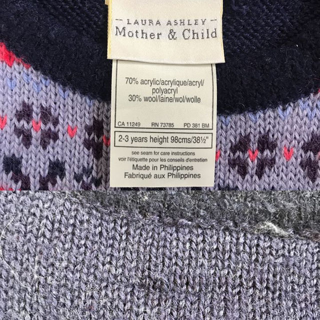 LAURA ASHLEY(ローラアシュレイ)のLAURA ASHLEY  セットアップ size98 キッズ/ベビー/マタニティのキッズ服女の子用(90cm~)(ワンピース)の商品写真