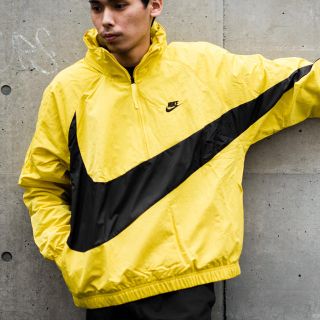 NIKE - NIKE スポーツウェア アノラックジャケット イエロー M 新品の ...