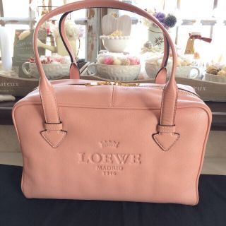 ロエベ(LOEWE)のLOEWE ロエベ ヘリテージ  ミニボストンバッグ ハンドバッグ(ハンドバッグ)