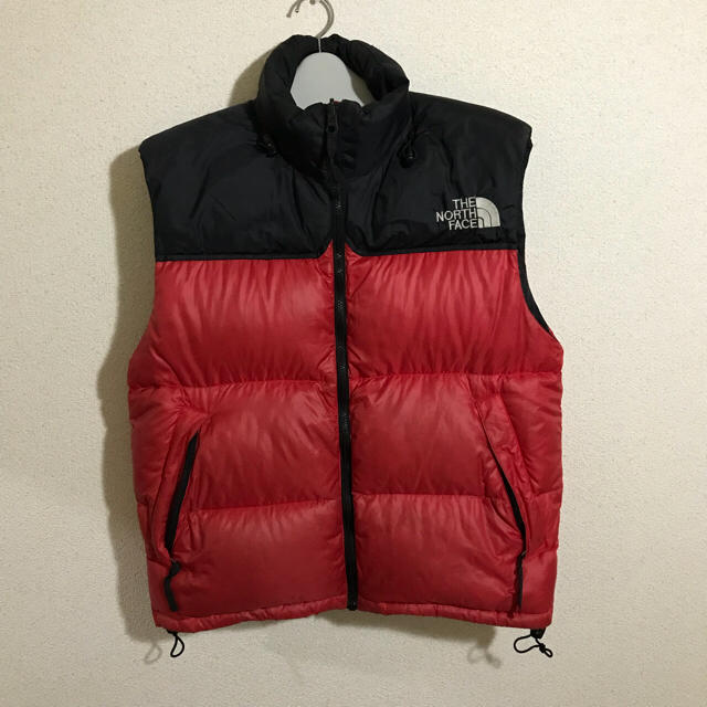 THE NORTH FACE - ノースフェイス ダウンベスト赤 THE NORTH FACE ダウンの通販 by うすらかすら｜ザノース