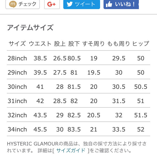 HYSTERIC GLAMOUR - 新品未使用 ヒステリックグラマー デニム 30インチ