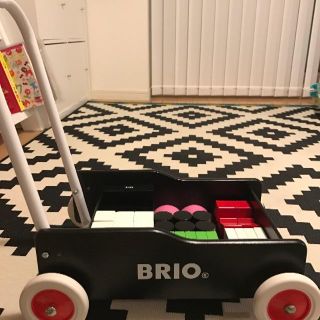 ブリオ(BRIO)のBRIO  ブリオ   手押し車  積み木セット  (手押し車/カタカタ)