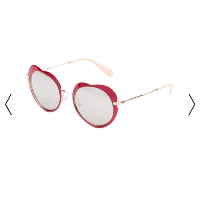 2022年新作入荷 miumiu - miumiu ハートサングラス サングラス/メガネ