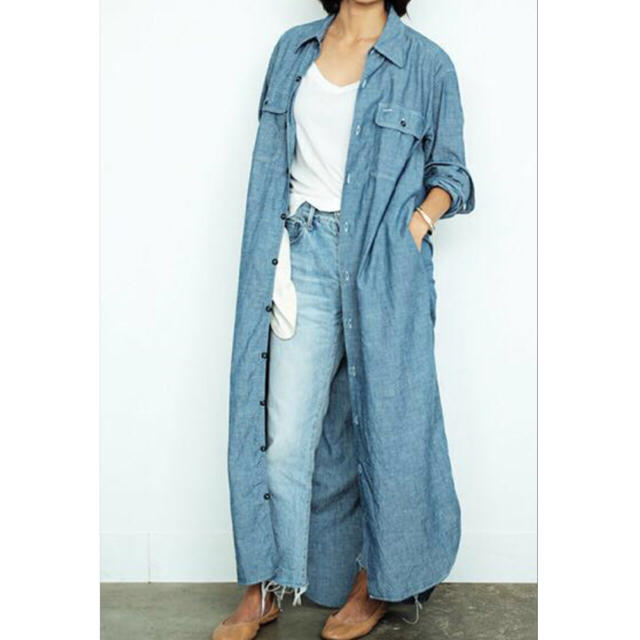 MADISONBLUE(マディソンブルー)の【新品】MADISONBLUE マディソンブルー シャツワンピース レディースのトップス(シャツ/ブラウス(長袖/七分))の商品写真