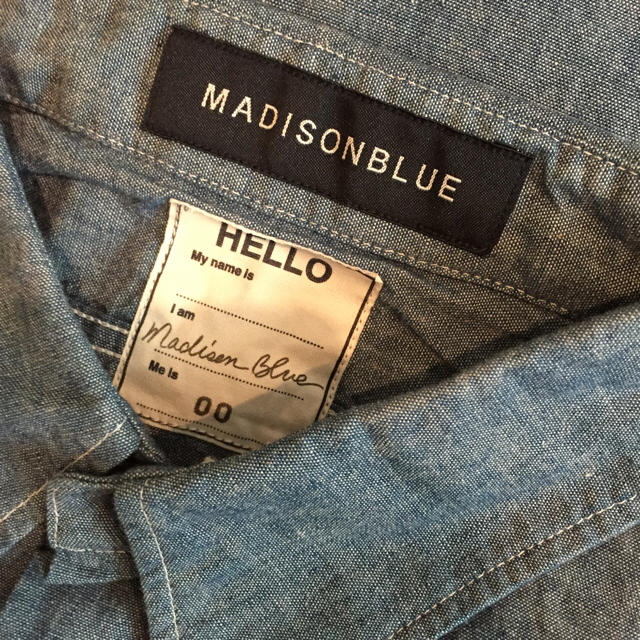 MADISONBLUE(マディソンブルー)の【新品】MADISONBLUE マディソンブルー シャツワンピース レディースのトップス(シャツ/ブラウス(長袖/七分))の商品写真