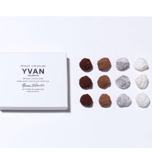 YVAN VALENTIN 限定 イヴァン・ヴァレンティン トリュフ 12個 食品/飲料/酒の食品(菓子/デザート)の商品写真