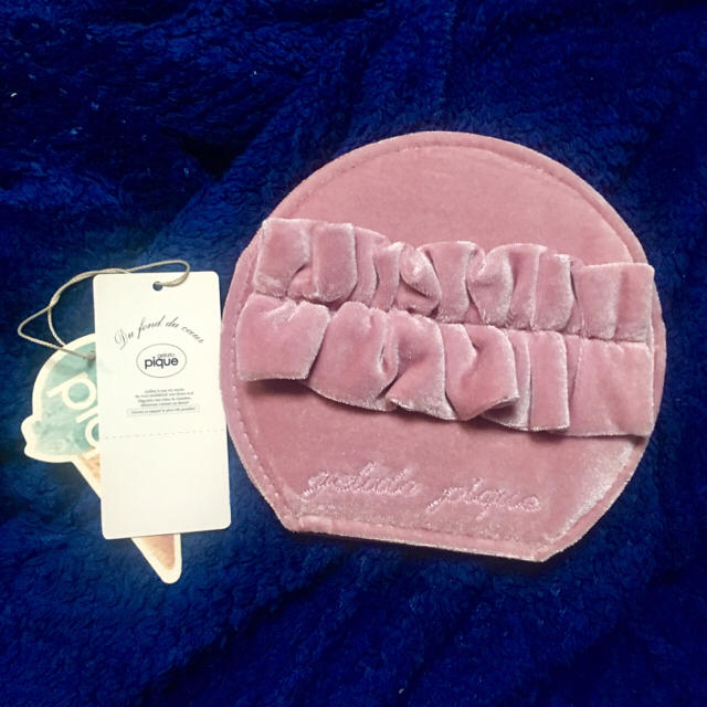 gelato pique(ジェラートピケ)のジェラートピケ ベロアフリルミラー レディースのファッション小物(ミラー)の商品写真