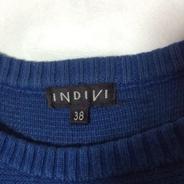 INDIVI(インディヴィ)のサマーニット レディースのトップス(カットソー(半袖/袖なし))の商品写真