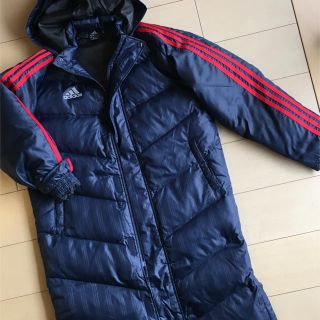 アディダス(adidas)のadidas ベンチコート Jr. 160 ダウン(コート)