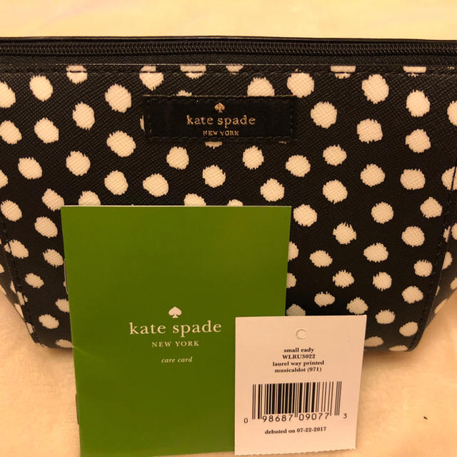 kate spade new york(ケイトスペードニューヨーク)のケイトスペード☆kate spade 新品 未使用 ポーチ 水玉 マルチカラー レディースのファッション小物(ポーチ)の商品写真