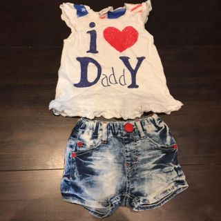 ダディオーダディー(daddy oh daddy)のお値下げDADDY  OH DADDYTシャツショートパンツ80(その他)