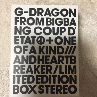 ビッグバン(BIGBANG)のG-DRAGON  CD＋DVD  クーデターcoup d'État限定版(K-POP/アジア)