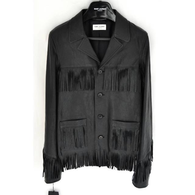 定価40万 正規品 サンローランパリ 本革レザーテディジャケット | www