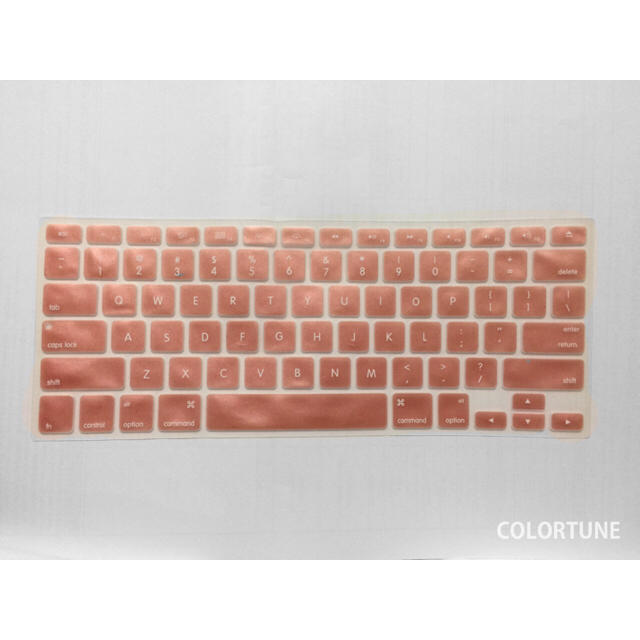 Apple - Mac キーボードカバー ピンクゴールド 防水 シリコン パソコン ...