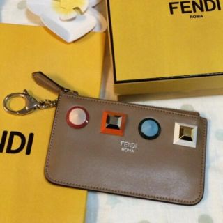 フェンディ(FENDI)のお値下げ✳︎FENDIレインボースタッズ キーケース コインも(コインケース)