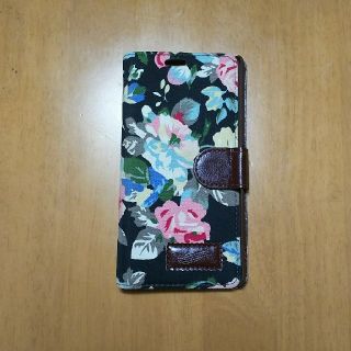 Xperia so-01G スマホケース 手帳型 花柄 クリアケース セット(Androidケース)