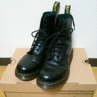 ドクターマーチン(Dr.Martens)の8ホール/ブラック(ブーツ)