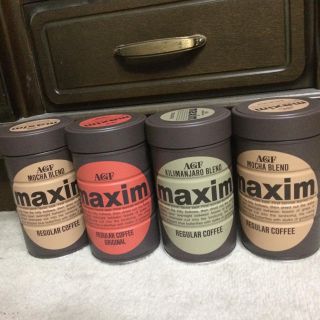 エイージーエフ(AGF)の1989 maxim  缶 レトロ DIY(その他)