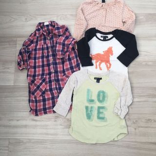 ベビーギャップ(babyGAP)のbaby GapのロンTとノーブラのシャツワンピ(その他)