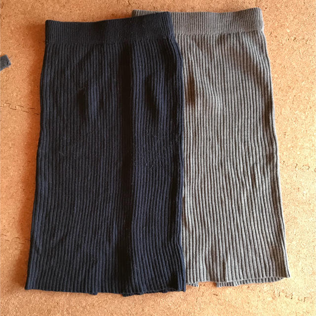 GU(ジーユー)のGU リブニット タイトスカート レディースのスカート(ひざ丈スカート)の商品写真