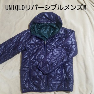 ユニクロ(UNIQLO)の美品 ユニクロ リバーシブル 中綿ジャケット メンズS(ダウンジャケット)