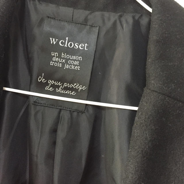 w closet(ダブルクローゼット)のレミ様専用ページ ダブルクローゼット新品 レディースのジャケット/アウター(ロングコート)の商品写真