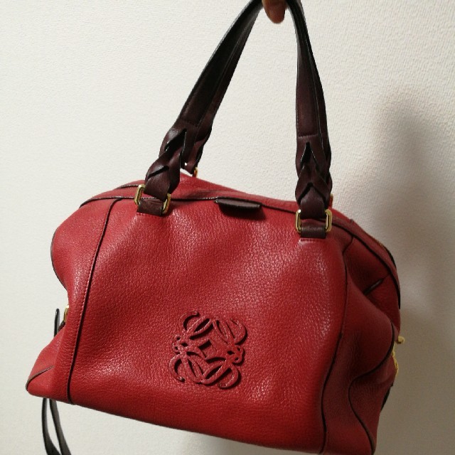 LOEWE - 【☆再値下げ☆】ロエベ フスタ31 赤2way ショルダーバッグの