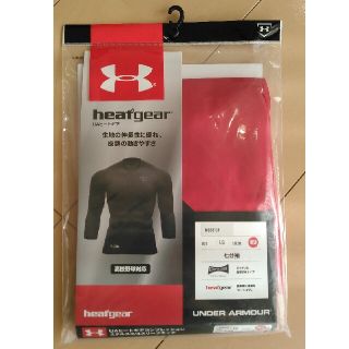 アンダーアーマー(UNDER ARMOUR)の新品 UNDER ARMOUR アンダーシャツ 七分袖 レッド(ウェア)