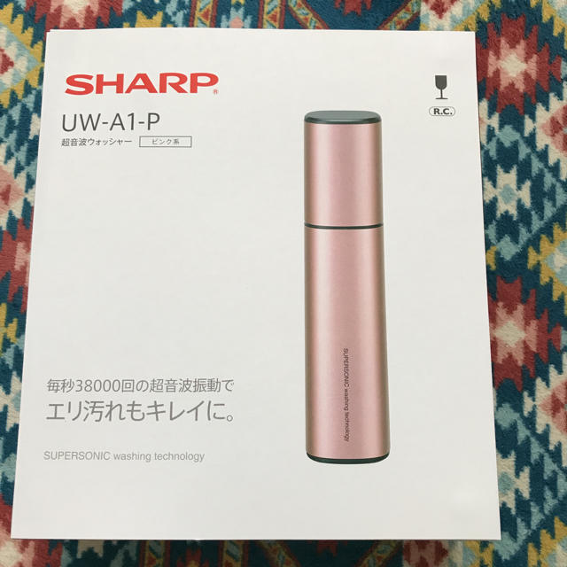 SHARP 超音波ウォッシャー ピンクスマホ/家電/カメラ