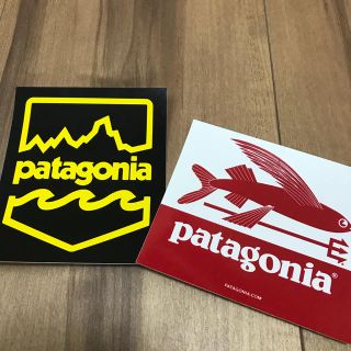 パタゴニア(patagonia)の♢パタゴニア patagonia ステッカー 2枚セット(登山用品)