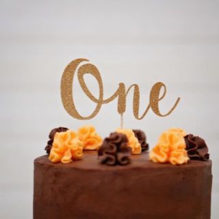 英数字"One"ケーキトッパー３（頭文字が大文字）(その他)