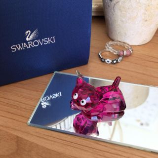 スワロフスキー(SWAROVSKI)の[SWAROVSKI]猫のおきもの(置物)