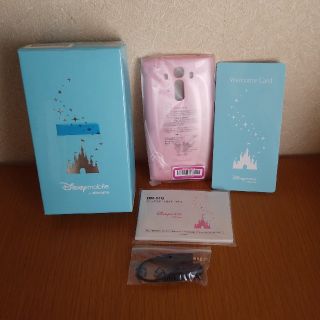 エヌティティドコモ(NTTdocomo)のDisney Mobile　docomo　DM-01Gケース（ピンク）(モバイルケース/カバー)