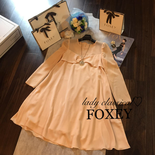 フォクシー(FOXEY)の♡美品♡フォクシーレディclassical dressワンピース♡(ひざ丈ワンピース)