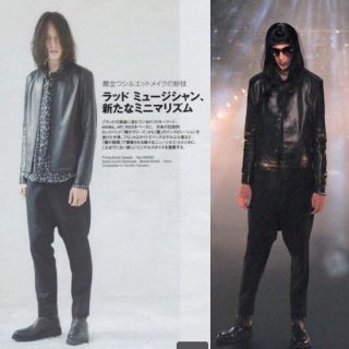 ラッドミュージシャン(LAD MUSICIAN)の13SS ラッドミュージシャン レザージャケット ディオールオム サンローラン (レザージャケット)