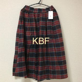 ケービーエフ(KBF)のレオンママ様 専用★新品タグ付き☆KBF冬スカート(ひざ丈スカート)