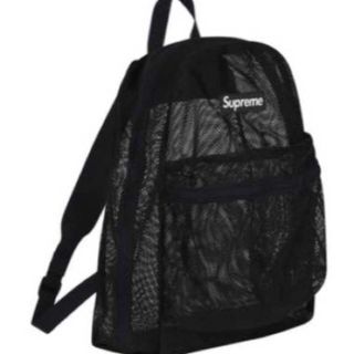 シュプリーム(Supreme)のSupreme 2016ss  Mesh Backpack  美品 ブラック(バッグパック/リュック)