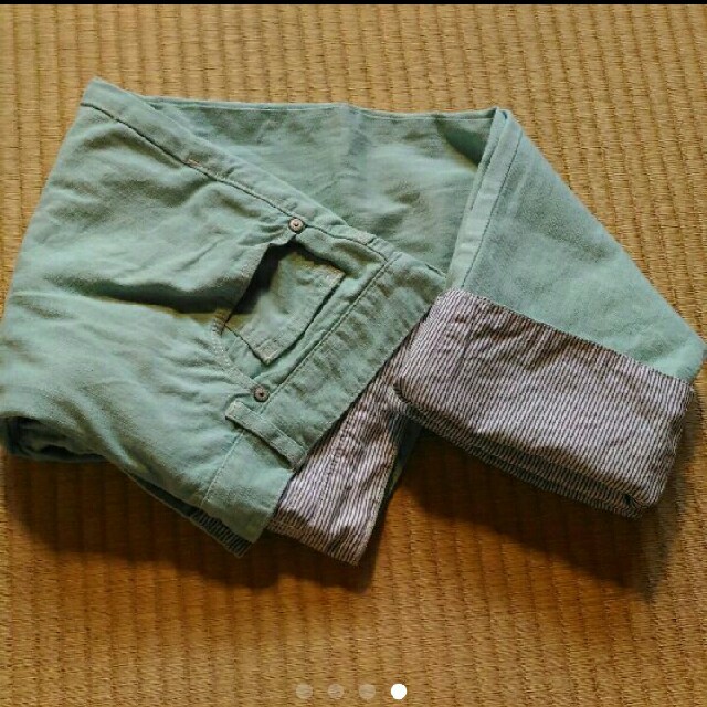 JUNMEN(ジュンメン)のJUN MEN パンツ 緑 綿100% メンズのパンツ(ワークパンツ/カーゴパンツ)の商品写真