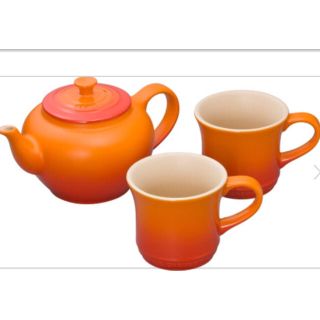 ルクルーゼ(LE CREUSET)のLE CREUSET ティーポットセット(食器)