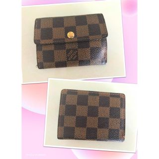 ルイヴィトン(LOUIS VUITTON)のルイヴィトン  ダミエ  小銭 カードケース(名刺入れ/定期入れ)