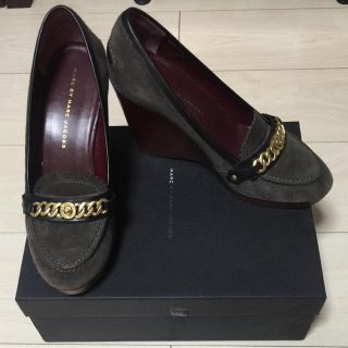 マークバイマークジェイコブス(MARC BY MARC JACOBS)の【正規品】MARC BY MARC JACOBS ウェッジ パンプス(箱付き)(ハイヒール/パンプス)